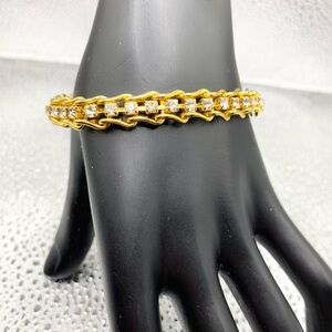 Gold and Silver Chunky Chain Bracelet